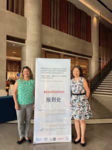 Debi Boeras and Rosanna Peeling at EMTCT workshop in Shenzhen, China